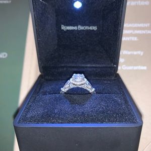 Kirk Kara Engagement Ring with Matching Band